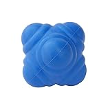 HealthAndYoga(TM) Rubber Reaction Ball for Improving Agility, Reflexes and Hand-eye Coordination Skills | Small Handy Size
