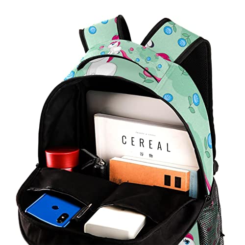 Sac à dos de voyage blanc avec porte-bouteille extérieur et compartiments ajustables medium