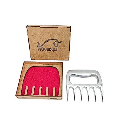 Garra de Urso Alumínio Polida Premium Presente WOODBULL