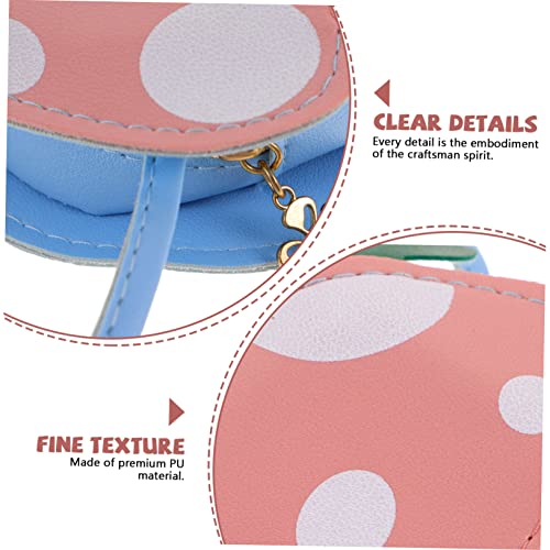 Homoyoyo Kids Mushroom Crossbody Bag Cute Cartoon Coin Purse for Boys and Girls Stylish and Versatile Lightweight Change Bag for Toddlers and Children Random Color3