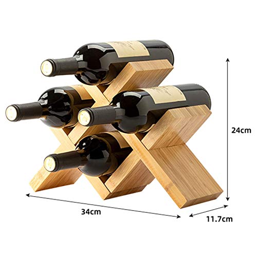 Casiers à vin de table petit format compact pour bouteille de vin - 3