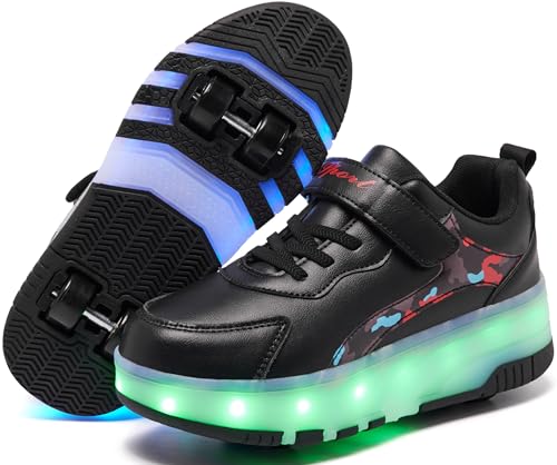 ANEFUN LED Roller Skates Kids