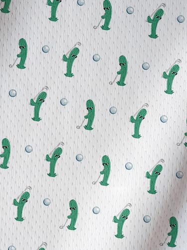 Image of PAGYMO Funny Golf Shirts for Men Crazy Printed Pattern Novelty Moisture Wicking Performance Mens Polo Shirt