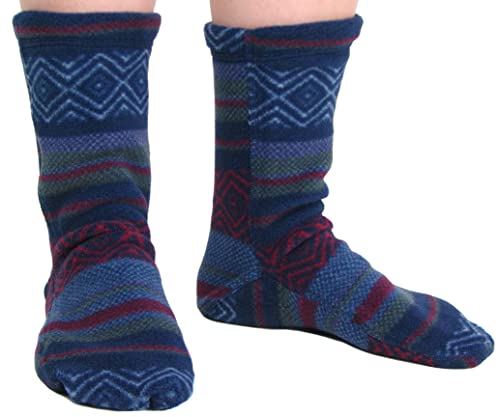 Polar Feet Super Stretchy Non-Constricting Extra-Wide Fleece Socks for Men and Women2