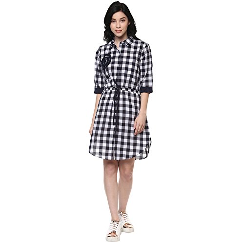 Image of Zima Leto Women's Crepe Shirt Dress