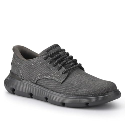 Image of Skechers Men's USA Garza - Clive Smooth Toe Canvas Bungee Lace Slip-Ins