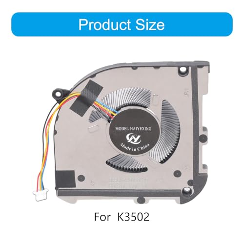 Ventilador de radiador de CPU DC12V 1A de 4 pines para Zenbook serie K3502 7