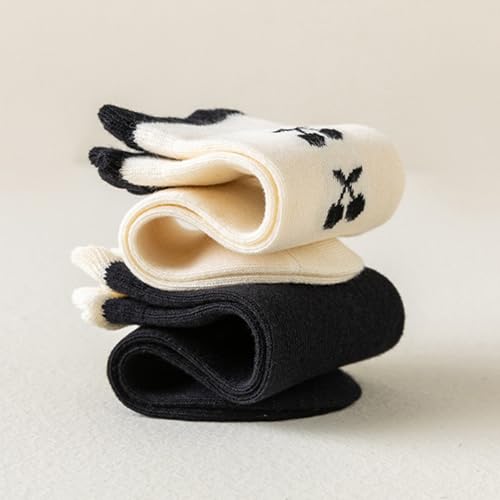 Sock,Pack of 5 Pair Girls Lace Socks Fashionable Middle Tube Socks Cotton Short Socks for Ages 1 to 12 Years Kids3