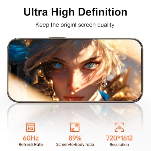 OneFish for iPhone 17 Pro Privacy Screen Protector ,2 Pack, 9H Hardness by OneFish - Used condition - Image 6