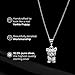 The Magic Zoo Sterling Silver Yorkie Puppy Pendant – Handcrafted in the USA – Yorkie Gifts for Women – Yorkshire Terrier Gifts