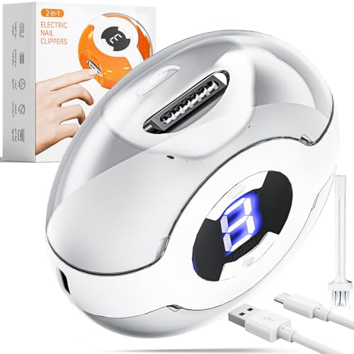 Coupe-ongles électrique 3 vitesses anti-coupure pour bébé