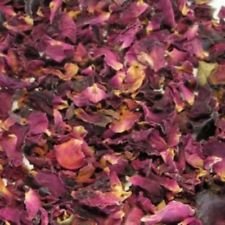 LEEWAY WOODWORK DRIED ROSE PETALS - DARK RED (5G SAMPLE) - PURE - NATURAL - LIGHT PINK - CONFETTI - WEDDING - PETALS