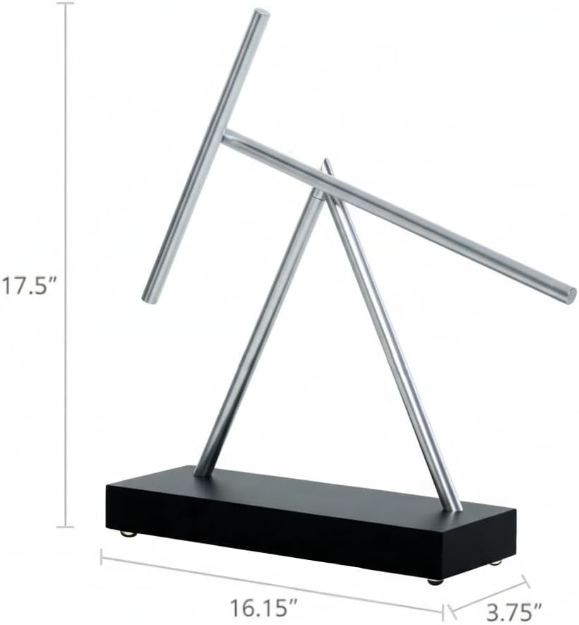 Kinetic Energy Sculpture - Original Full Size Version (Metallic / Black)