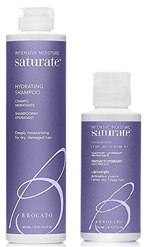 Brocato Saturate Hydrating Shampoo 10 oz + Leave-In Treatment 4 oz