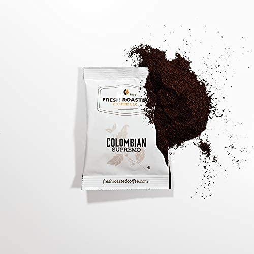 Fresh Roasted Coffee, Colombian Supremo, Pre-Ground Fractional Packs, 1.75 Ounce, 42 Count #TOP1