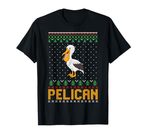 Pelican Lover - Ugly Christmas Pelican Bird Men Women Kids T-Shirt