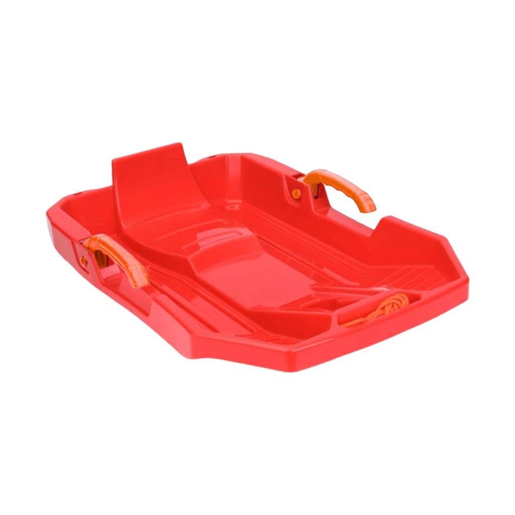 TISHITA Luge pour Enfant Sled de Descente Toboggan avec Freins Corde de Traction en PP Résistant Adapté à L'Utilisation par Les Enfants pour Le Jeu d'hiver Le