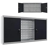 Color: Gris y negro; Material: Metal; Dimensiones: 120 x 19 x 60 cm (ancho x profundo x alto)