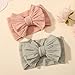 ALinmo 12 Pack Baby Headbands Super Soft Stretchy Nylon Hair Bands Hair Bows Hair Accessories for Baby Girls Newbrons infants Toddlers