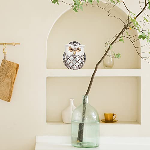 Easibest Cute Owl Statue For Desk Shelf Decoration,Adorable Figurine For Owl Lovers,Great Giftable Item For Family Friends,Pretty Addition For Home Office #TOP5