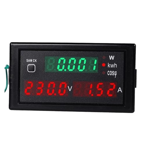 Voltmètre ampèremètre AC 220V 380V 100A avec affichage digital de puissance