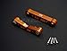 Aluminum Rear Lower Arm Suspension Mount for Arrma 1/8 KRATON Outcast Notorious Typhon Talion ; 1/7 Infraction Infraction V2 Limitless ; 1/10 SENTON - Orange