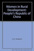 Women in rural development: The People's Republic of China 9221020541 Book Cover