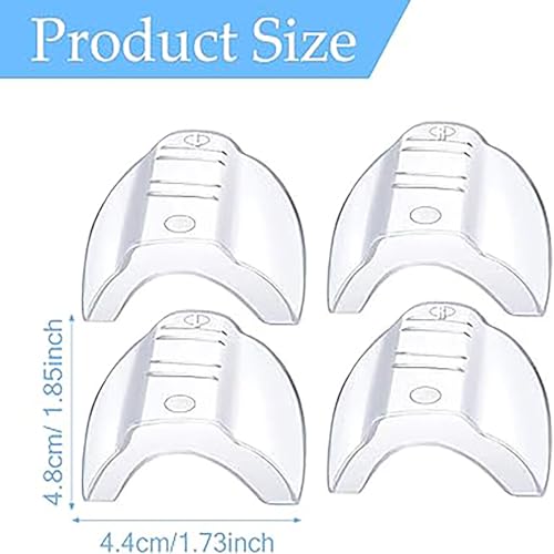 Image of 2 Pcs Safety Glasses Side Shields Clear Side Protectors for Eyeglasses, Protective Shields for Construction, Laboratory and Outdoor Work, Compatible with Most Safety Goggles and Eyewear