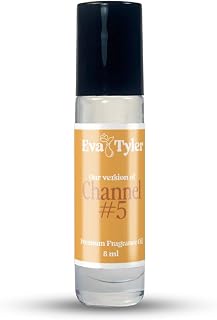 Our Version of Channel #5 Perfume Fragrance Oil Roll-on | USA Made | Rollerball Perfume | Alcohol Free (8ml (.27 fl oz))
