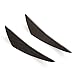 DTOUCH RACING Universal 6pcs Black Front Bumper Lip Splitter Fins Spoiler Canards (carbon fiber)