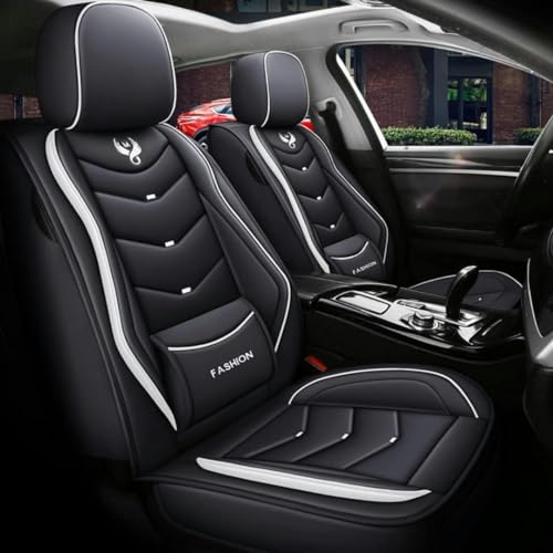 FROON Sitzbezüge Auto Autositzbezüge Universal Set für Mercedes-Benz Clase CLA 180 C117 CLA 220 C117 CLA 250 C117 CLA 200d C117 Auto Zubehör,Weiß