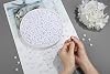 ZHIYUXI 1000PCS White Pony Beads Bulk for Bracelets Making 6x9mm Hair Beads for Braids Kandi Bead for Crafts Making #5