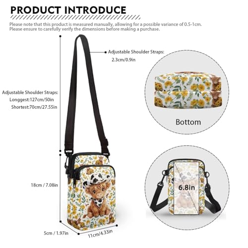 Image of Xpyiqun Small Crossbody Bag Women Phone Purses Sling Shoulder Handbag Cross Body Pouch Wallet Bags