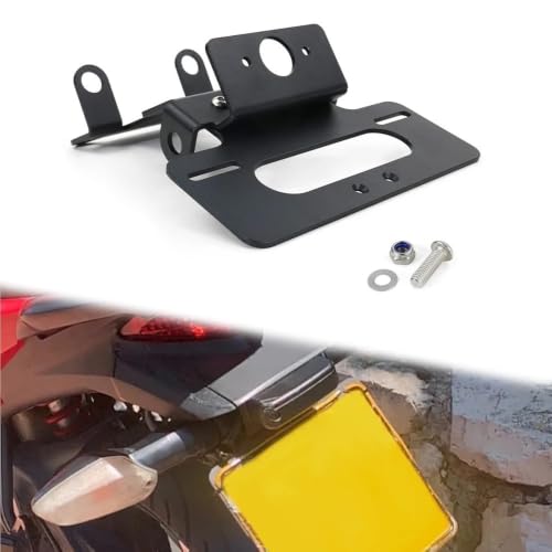 Support plaque immatriculation moto CBR125R CB300F en alu robuste