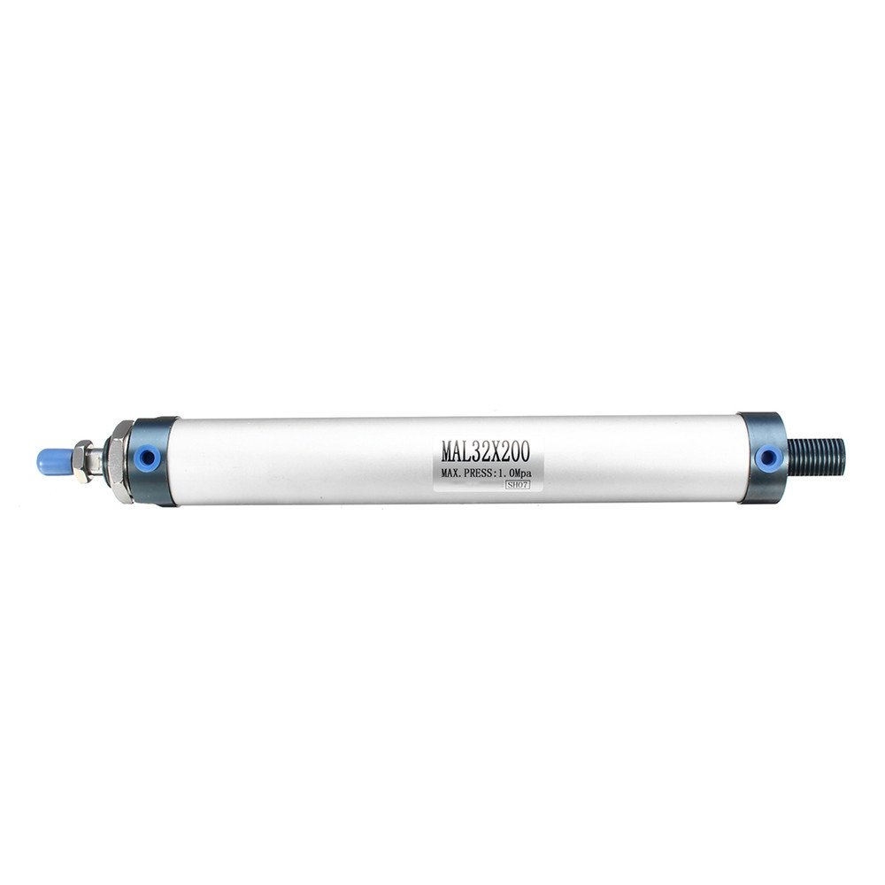 Mal32 x 200 pneumatyczny cylinder pneumatyczny 32 mm x 200 mm pręt podwójny działający mini pneumatyczny cylinder pneumatyczny