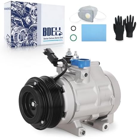 Air Conditioner AC Compressor Compatible with 2007-2014 Ford Expe...