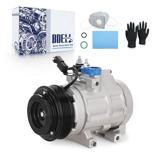 Air Conditioner AC Compressor Compatible with 2007-2014 Ford Expedition F-150, 2008-2010 Ford F-250 350 450 Super Duty, F53 & Lincoln Navigator Mark LT, 9C3Z19703A 7C3Z19703AA