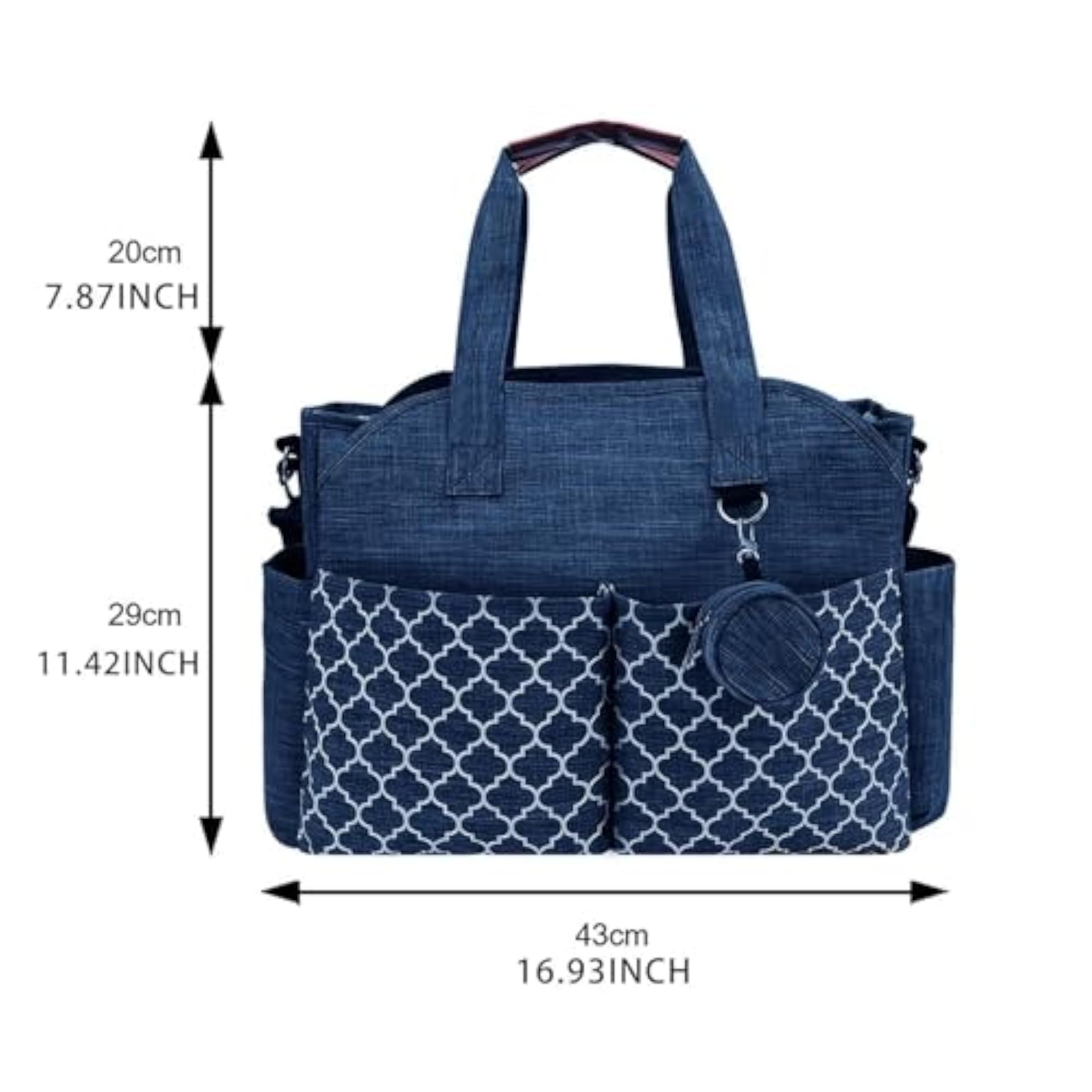 Stylish Multifunction Diaper Tote Bag for Small Items