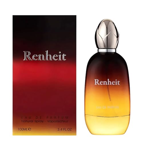Renheit Eau de Parfum 100ml, Men’s Aromatic Spicy Perfume, Long Lasting Citrus Leather Woody Fragrance, Fresh Herbal & Musky Scent for Day & Night, Gift for Him