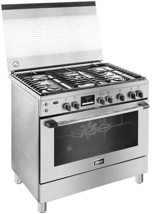 lateral view of Zanussi ZCG92686XA Gas Cooker