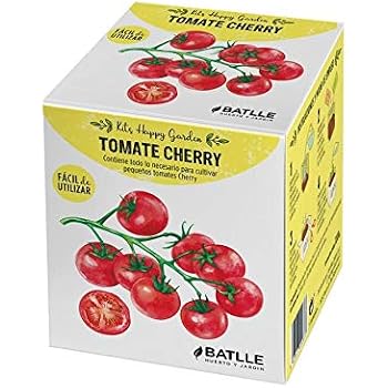 Kit cultivo Tomates Cherry. TÓMATE TU TIEMPO.: Amazon.es: Jardín