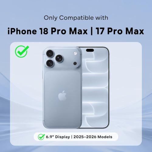 Image of DIZORO Compatible with (iPhone 18 Pro Max Case)(2026), Liquid Silicone 3 Layers Full Covered Soft Gel Rubber Phone Case,Shockproof Protective Cover with Anti-Scratch Microfiber Lining-Ice Blue