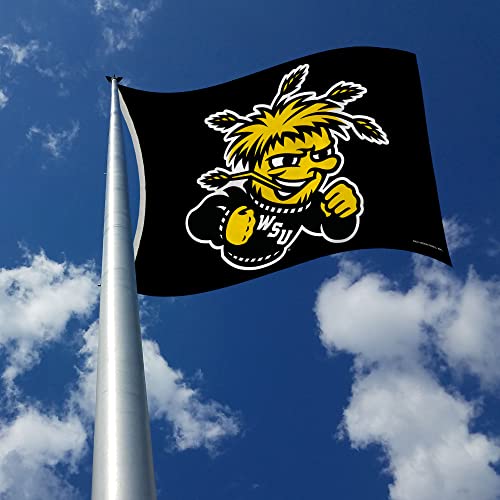 image for Rico Industries NCAA 3-Foot by 5-Foot Single Sided Banner Flag with Gr