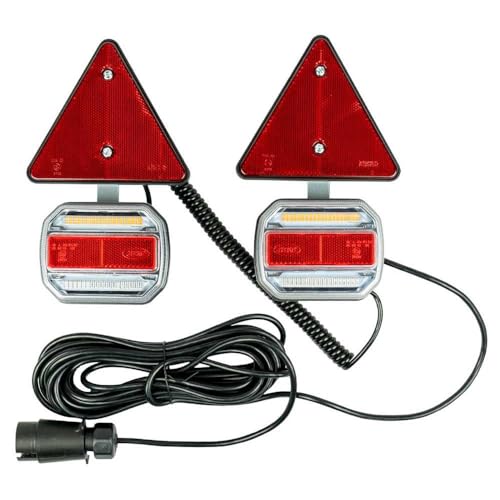 Kit 2 feux LED amovibles et catadioptres rétroréflechissants avec fixation par aimant