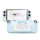 Kuitmor Switch 2 Switchカバー switch2対応 スイッチ2025 スイッチ2カバー PC製 joy con 保護カバー 分体式 全面保護 薄型 傷防止 汚れ防止 対応耐衝撃 取り外し簡単 可愛い (ブルー)