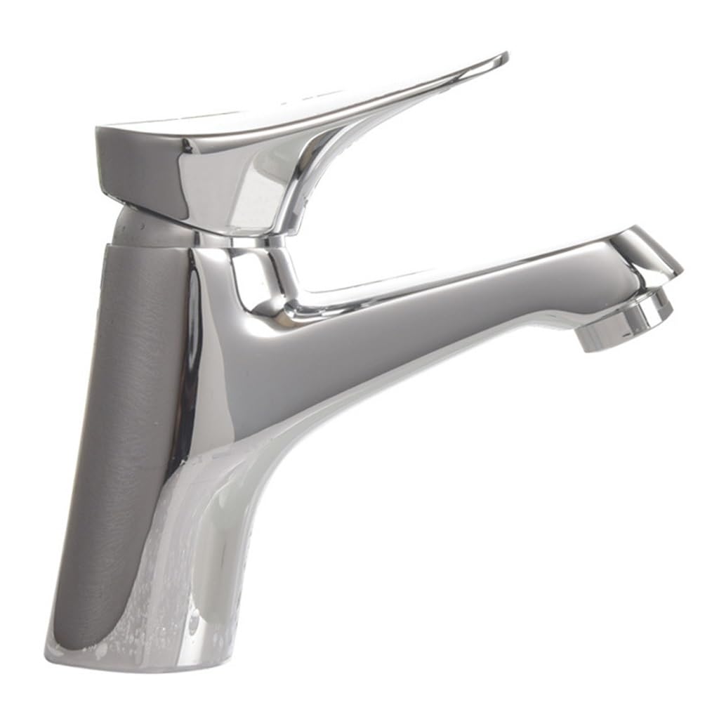 Robinet en cuivre lavabo avec mitigeur monotrou eau chaude