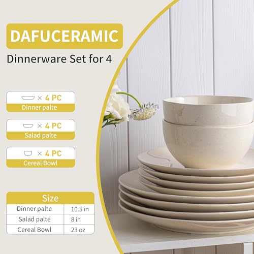 Juego de vajilla Dafuceramic 12 piezas - 50% OFF
