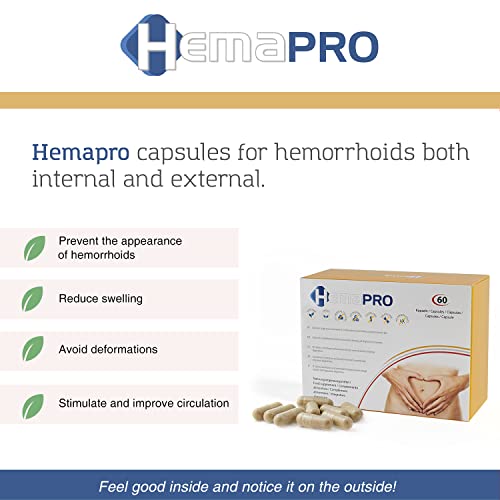 Hämorriden - Hemapro Pills + Hemapro Cream: Tabletten und Creme zur Linderung und Vorbeugung der Hämorrhoiden