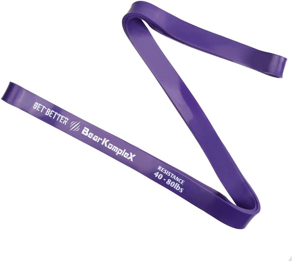 Bear KompleX Workout Looped Resistance Bands for at-Home Workouts, Durable for Pullups, Stretch Assist, Crossfit, Mobility, and Strength Training, Buy a Single Band or Variety Set