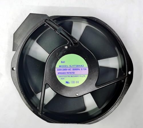 Ventilateur de refroidissement compact 172mm SJ1738HA2 à faible consommation 0.13A